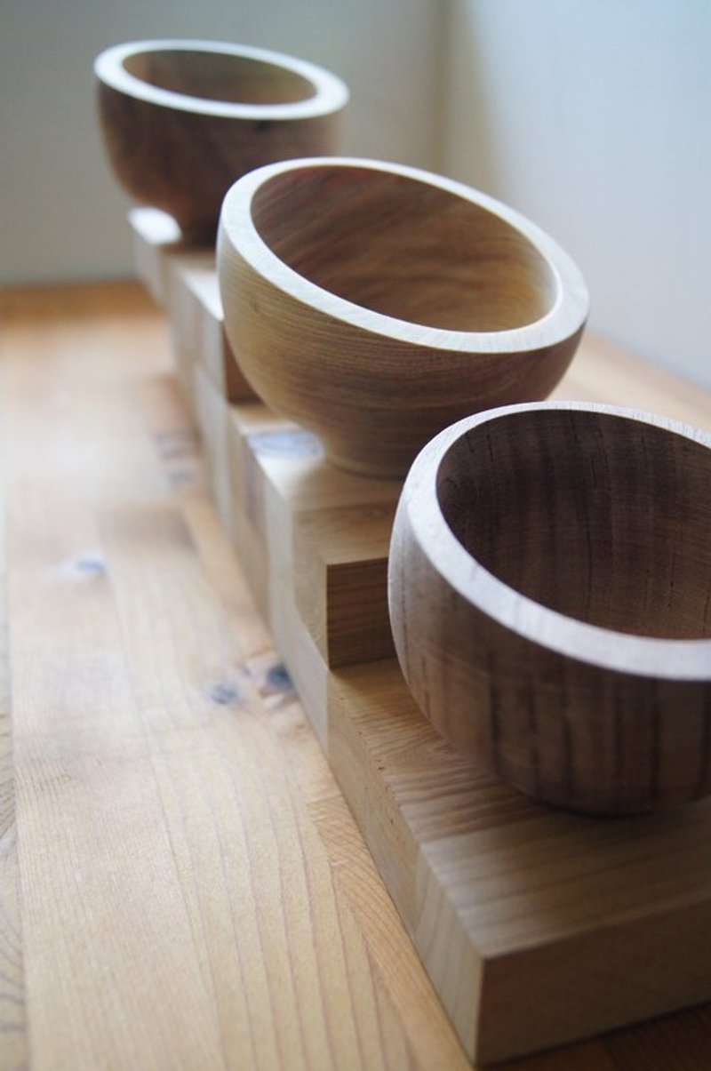 旋舞干果盅 - 厨房用具 - 木头 咖啡色