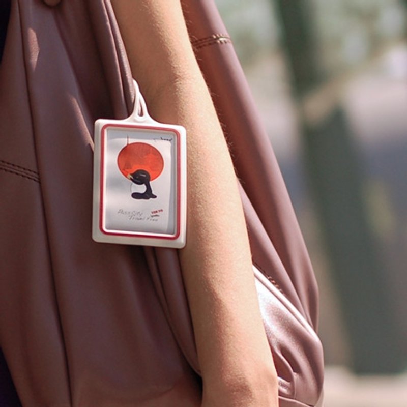 iPass City 城市票卡套-东京(白红) - 证件套/卡套 - 硅胶 白色