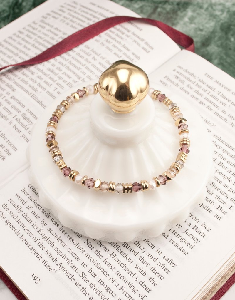 ❈La Don 拉冬❈ - 弹性手链-秋装 - 手链/手环 - 纸 紫色