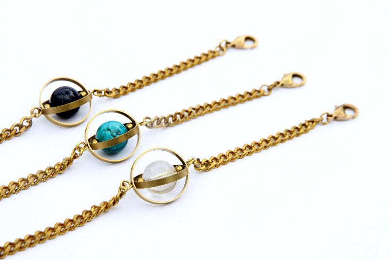 ⊕圆形宇宙星球手链⊕ - 手链/手环 - 其他金属 