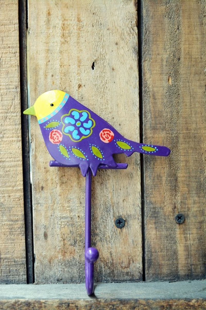 小鸟挂钩 - 墙贴/壁贴 - 其他金属 多色