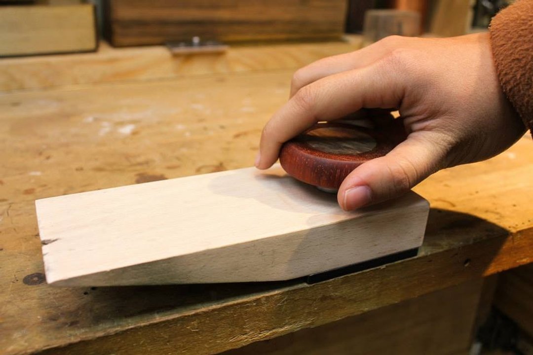 手作工具< 固定型旋钮式锉桥> - 木工/竹艺/纸艺 - 木头 黄色