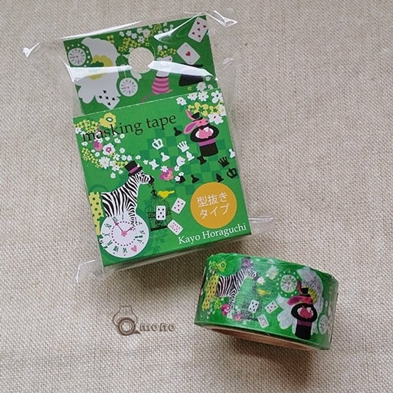 Kayo Horaguchi 洞口加代 花边纸胶带 II【Wonderland (HK-MT-018)】梦游仙境 - 纸胶带 - 纸 多色