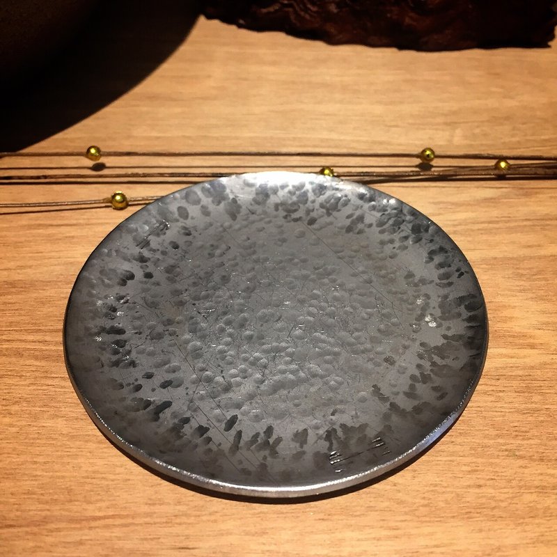 金工 手作杯垫 小 - 浅碟/小碟子 - 其他金属 灰色