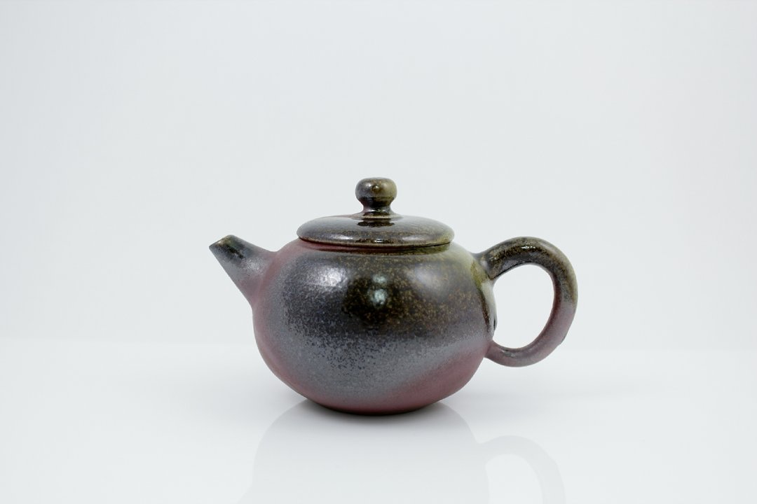 柴烧 柿圆茶壶 - 茶具/茶杯 - 陶 多色
