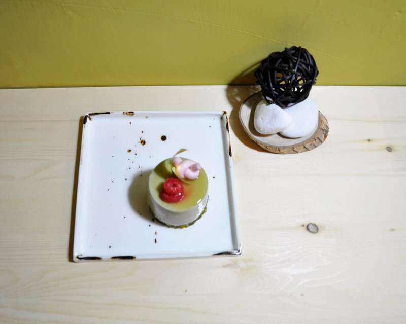 自在手作方形大瓷盘  - 盘子/餐盘/盘架 - 瓷 白色