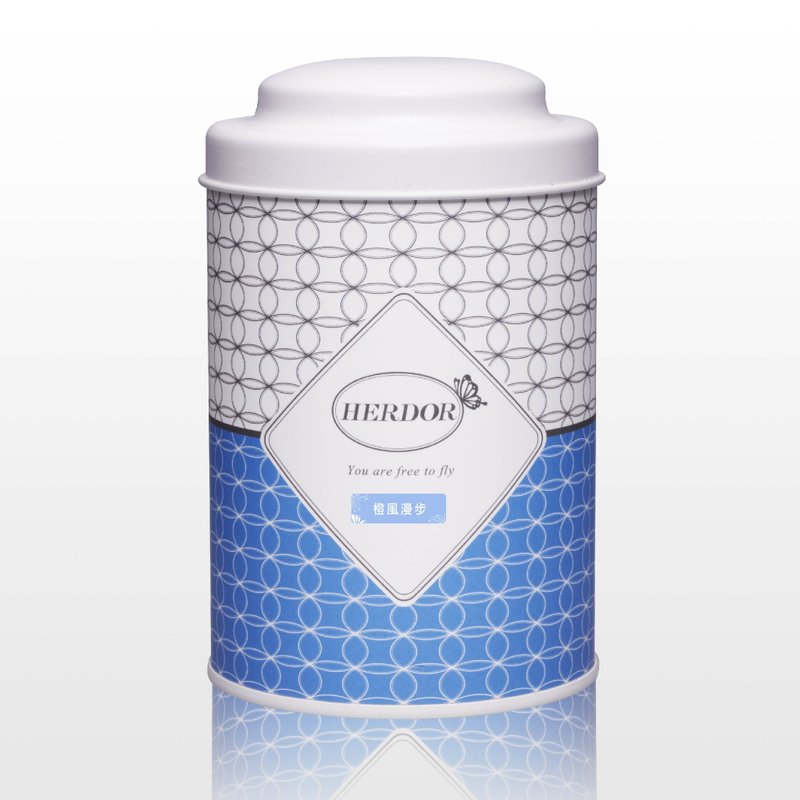 【HERDOR 花草茶】橙风漫步|橙花甘菊 (典藏罐装) - 茶 - 植物．花 蓝色