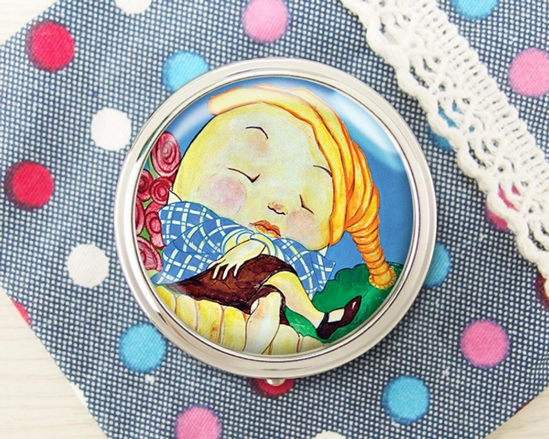 鸡蛋人 - 饰品收纳盒/收纳用品/镜子盒【Special U Design】 - 收纳用品 - 其他金属 橘色