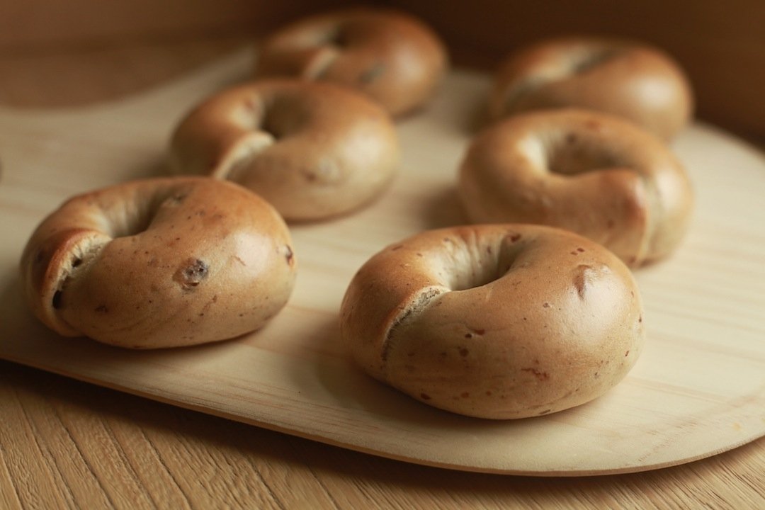 肉桂葡萄Bagel (2个) - 面包/吐司 - 新鲜食材 金色
