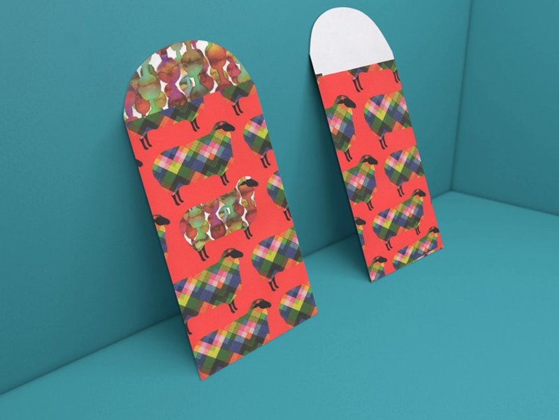 【羊来了】红包 - ColorInk < 6入 > - 红包/春联 - 纸 红色