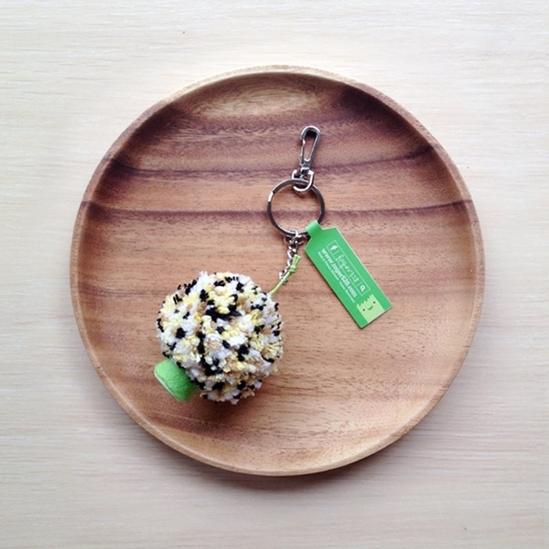 手作花椰菜钥匙圈-彩色13 - 钥匙链/钥匙包 - 棉．麻 多色