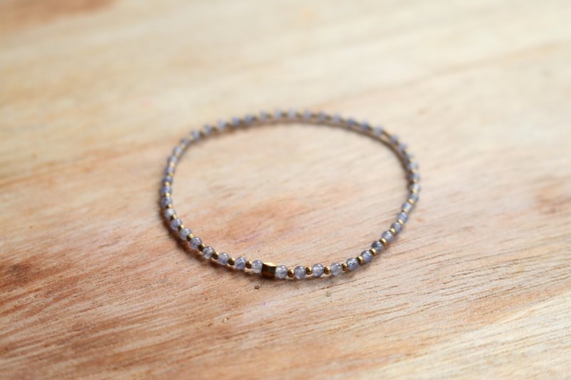 <☞ HAND IN HAND ☜> 东菱石-500 手环（0342） - 手链/手环 - 其他金属 绿色