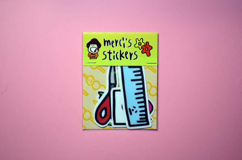 文具控“贴纸组” - 贴纸 - 纸 多色