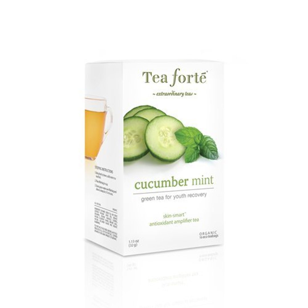 Tea Forte <16入轻肌养颜系列>黄瓜薄荷茶 SKIN-SMART™ - Cucumber Mint - 其他 - 植物．花 绿色
