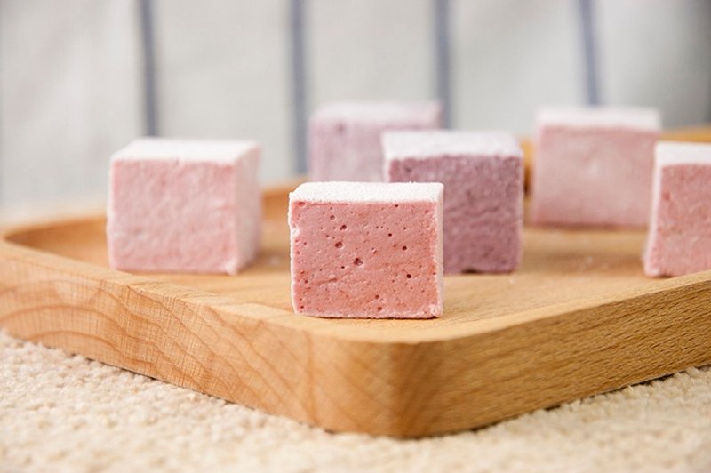 {INNS 英石餐馆}100%覆盆莓棉花糖(20包入/袋)~新鲜覆盆莓加入 - 蛋糕/甜点 - 新鲜食材 粉红色