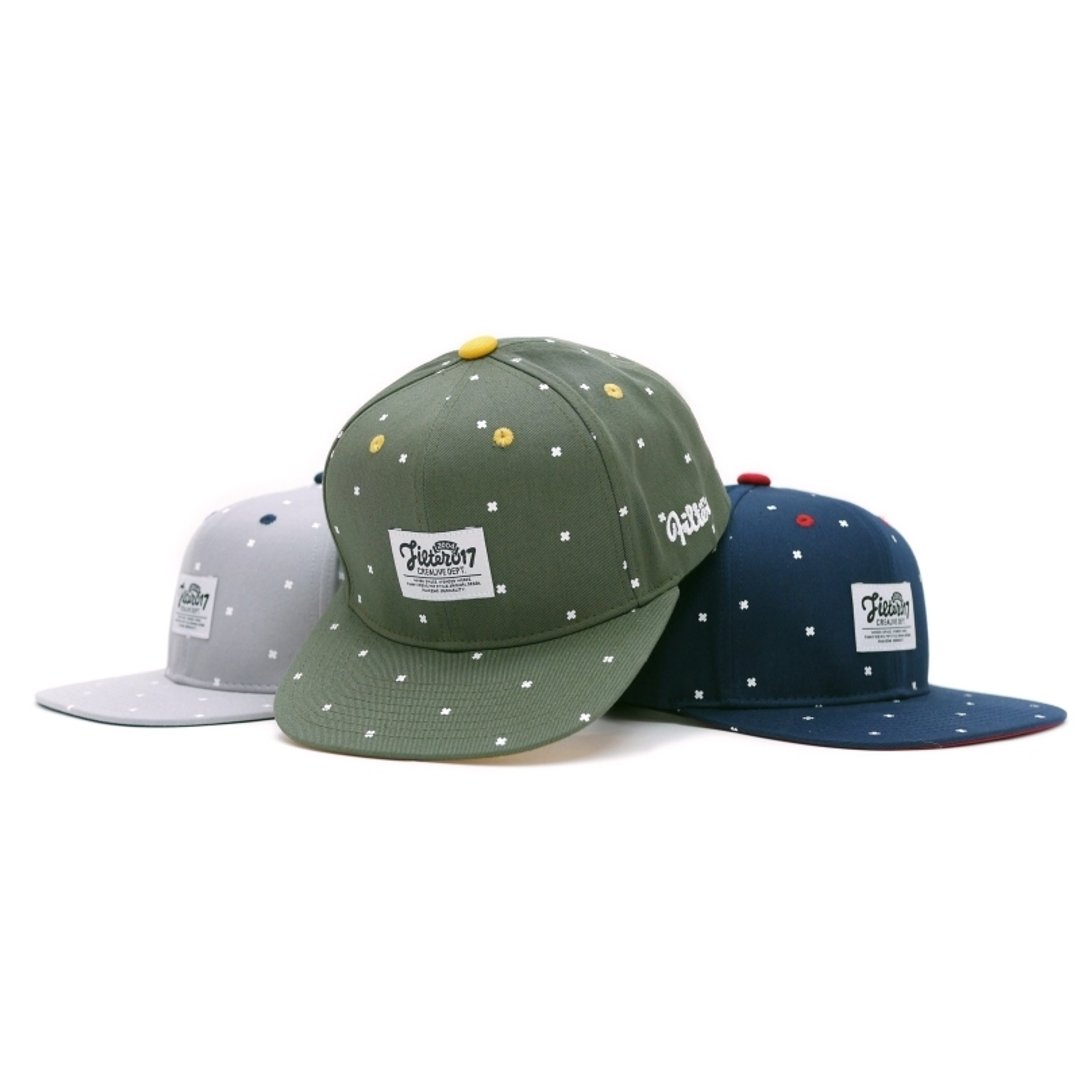 Filter017 后扣式棒球帽 - X Porka Snapback Cap-S56 - 帽子 - 棉 