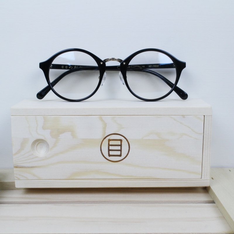 热卖百搭复古圆框 少量补货  亮黑 - 眼镜/眼镜框 - 塑料 黑色