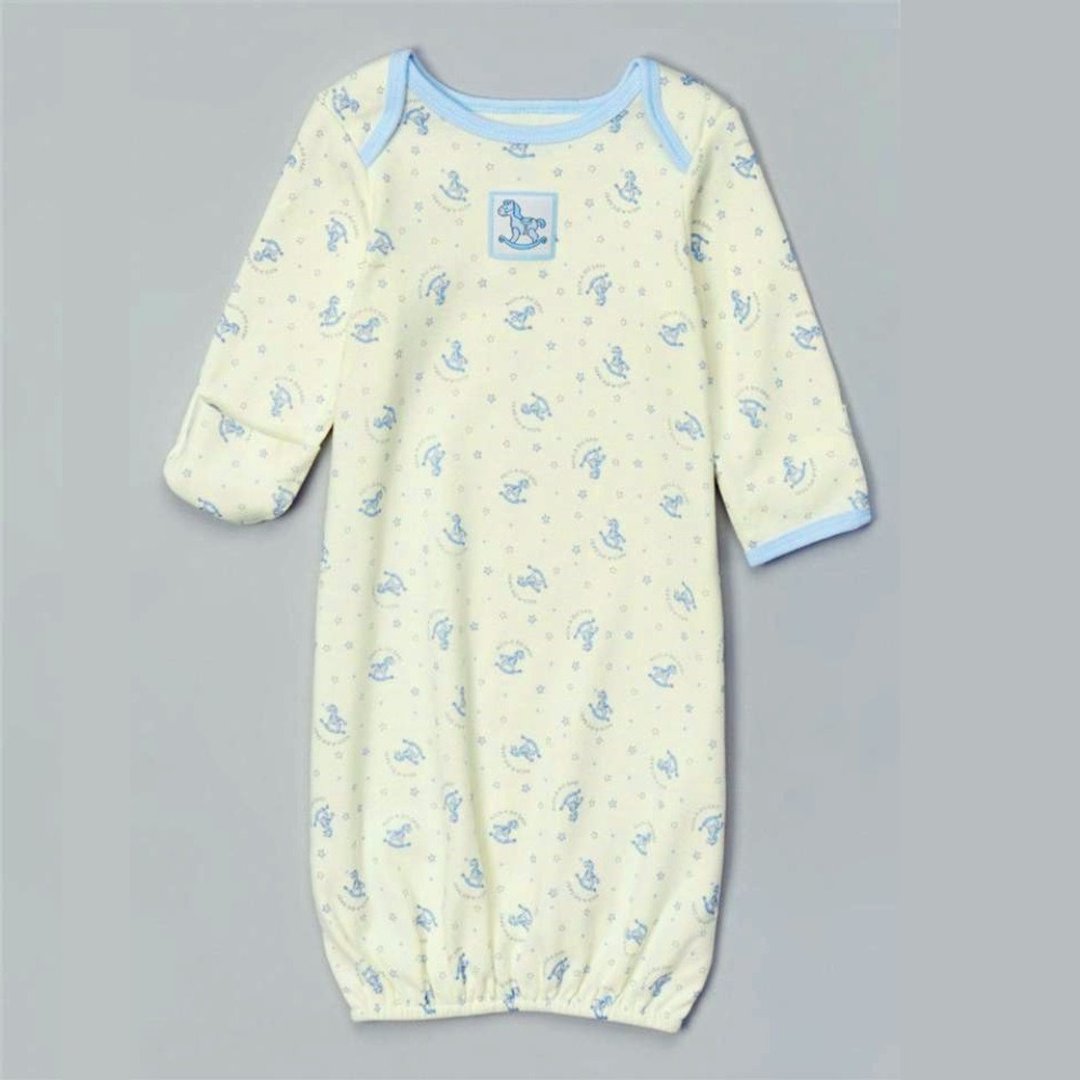 日安朵朵 美国原装摇摇马防抓睡袍Rocking Horse Sleep Gown - 其他 - 棉 蓝色