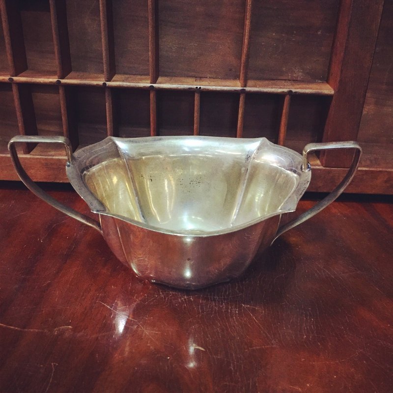 英国制 早期镀银酱料容器 - 厨房用具 - 其他金属 灰色