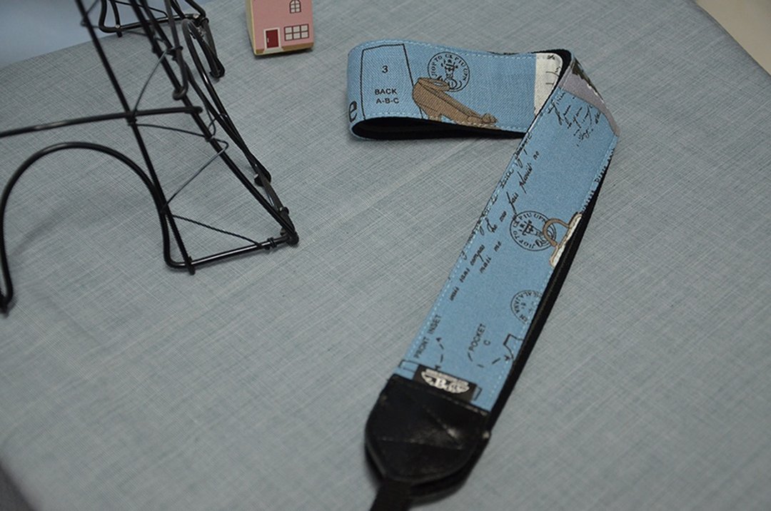 时尚蓝 减压背带 相机背带 乌克丽丽   Camera  Strap - 相机背带/脚架 - 其他材质 