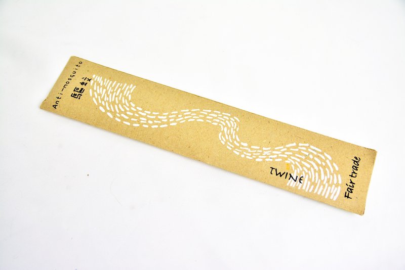 天然草本线香＿公平贸易 - 卡片/明信片 - 植物．花 黑色