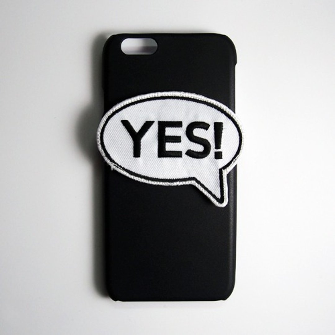SO GEEK 手机壳设计品牌 THE SPEECH BUBBLE GEEK YES OR NO款 (黑) - 手机壳/手机套 - 塑料 黑色
