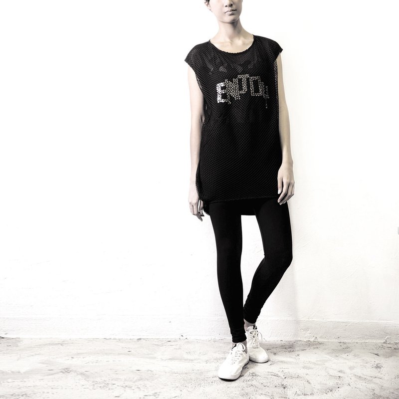 时尚性感茧形中长上衣(香港设计品牌) - 女装上衣 - 其他材质 黑色