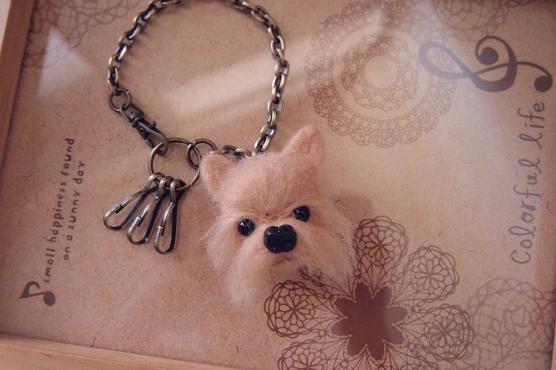 手工宠物- 毛毡约克夏万用吊饰 - 其他 - 其他材质 