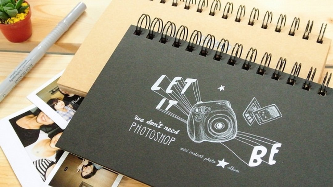 mini album 拍立得相本 v.3-黑卡/LET IT BE ▲即将绝版▲ - 相簿/相册 - 纸 黑色