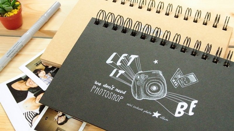 mini album 拍立得相本 v.3-黑卡/LET IT BE ▲即将绝版▲ - 相簿/相册 - 纸 黑色