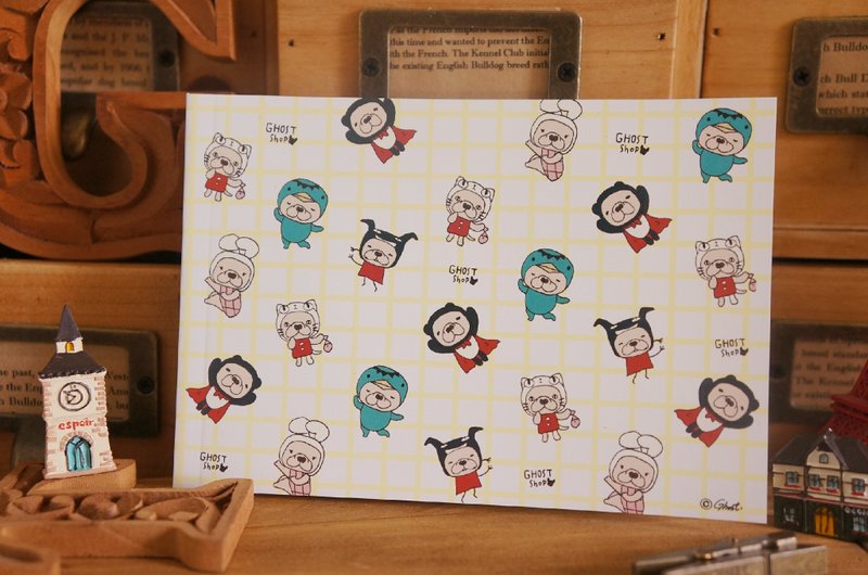 A6笔记本-法斗阿朗基 - 笔记本/手帐 - 纸 白色