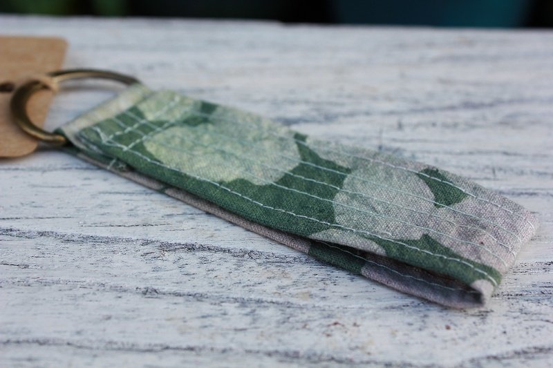 【ZhiZhiRen】蜡染系列 - 短版钥匙圈 - 钥匙链/钥匙包 - 其他材质 绿色