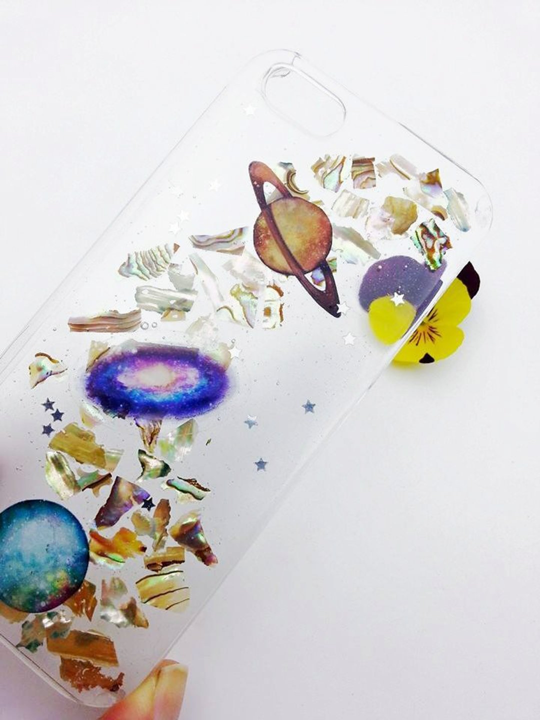 【Lost and find】幻彩 贝壳 宇宙 星 galaxy phone case手机壳 - 手机壳/手机套 - 塑料 多色