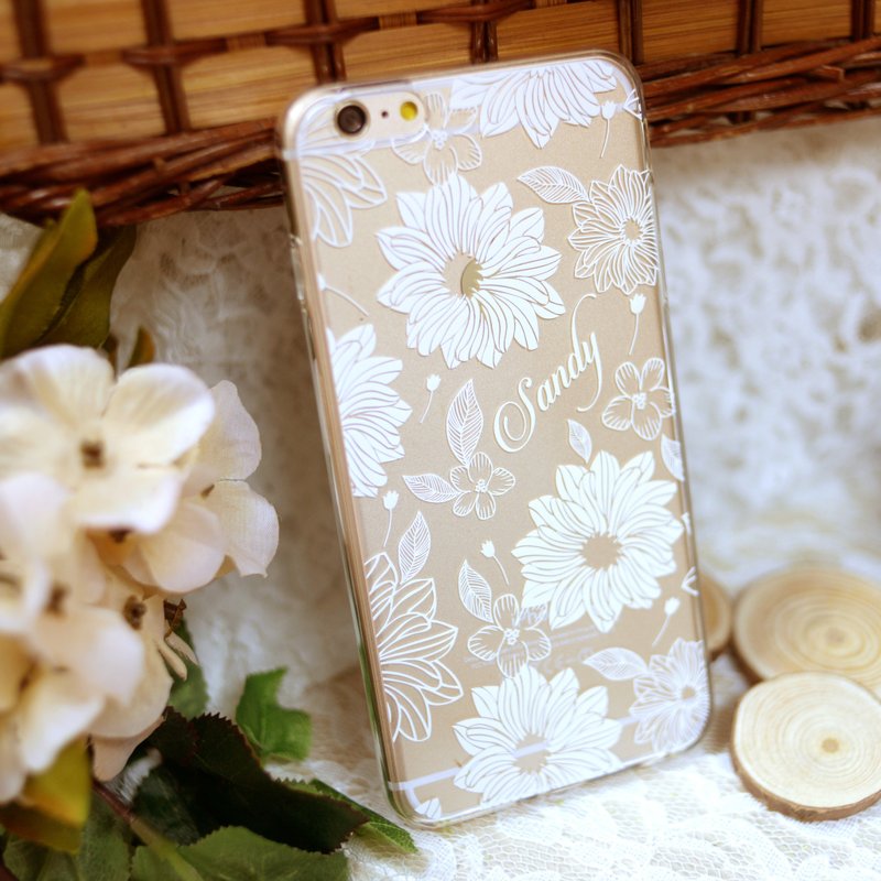 透明手机壳 (可加名字 ) - Lace no.17 (背景图下载) - 其他 - 塑料 