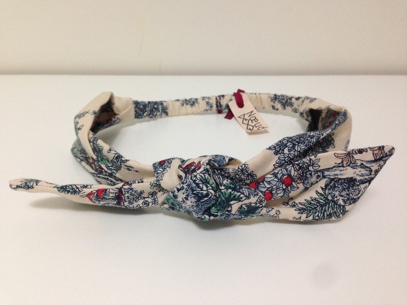 法式可爱童话蝴蝶结款发带 - 发饰 - 其他材质 白色