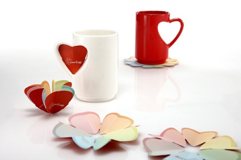 爱心杯 Love Cup (热情红) - 咖啡杯/马克杯 - 其他材质 红色