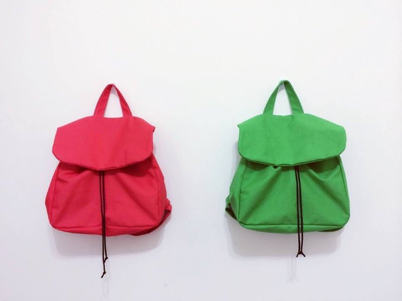 Red & Green backpack - 后背包/双肩包 - 其他材质 多色