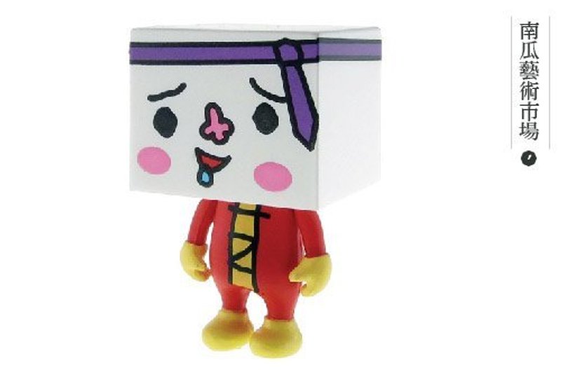 豆腐人公仔 - Drunk TO-FU - 其他 - 塑料 红色