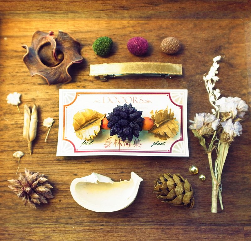 ↟乡村千层派↟发夹 - 发饰 - 植物．花 多色