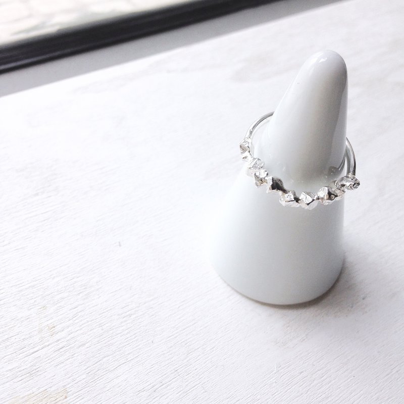 碎片戒指 Fragment Ring 风景系列 925纯银 - 戒指 - 其他金属 银色