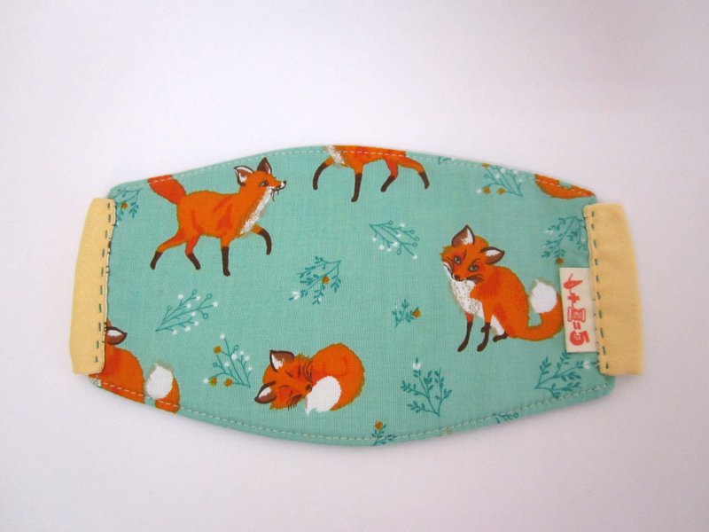 *1+1=5/小狐狸双面口罩* - 口罩 - 其他材质 绿色