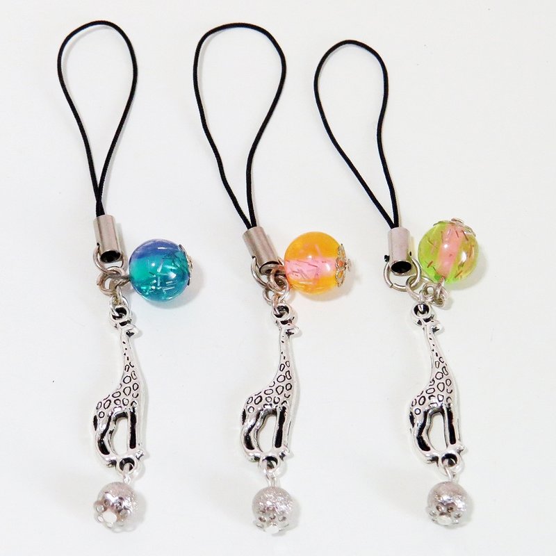 { Giraffe 马戏团 } 吊饰 (可改防尘塞) - 吊饰 - 其他金属 灰色