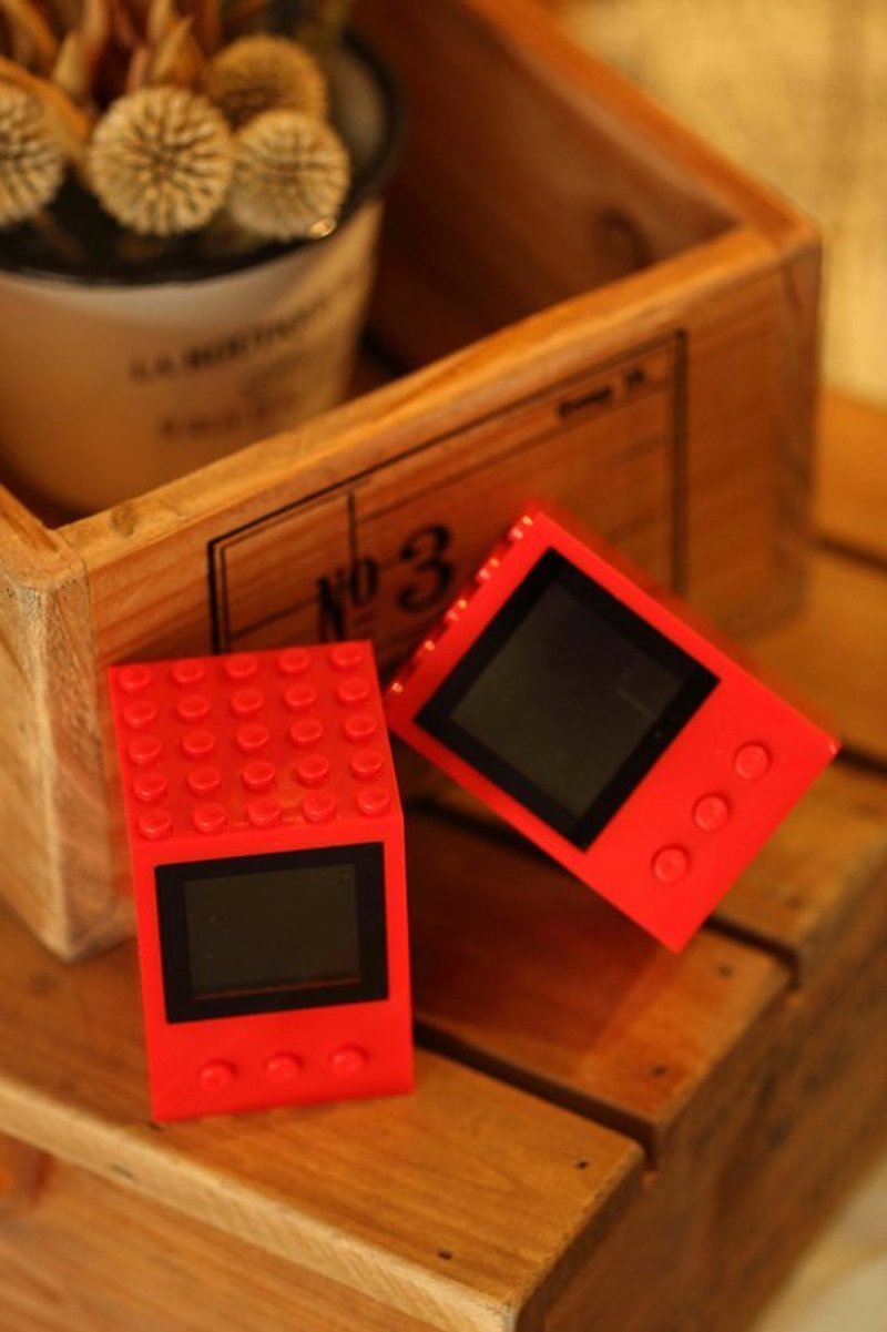 Snap Block 1.5"趣味数位相框 - 相簿/相册 - 塑料 红色