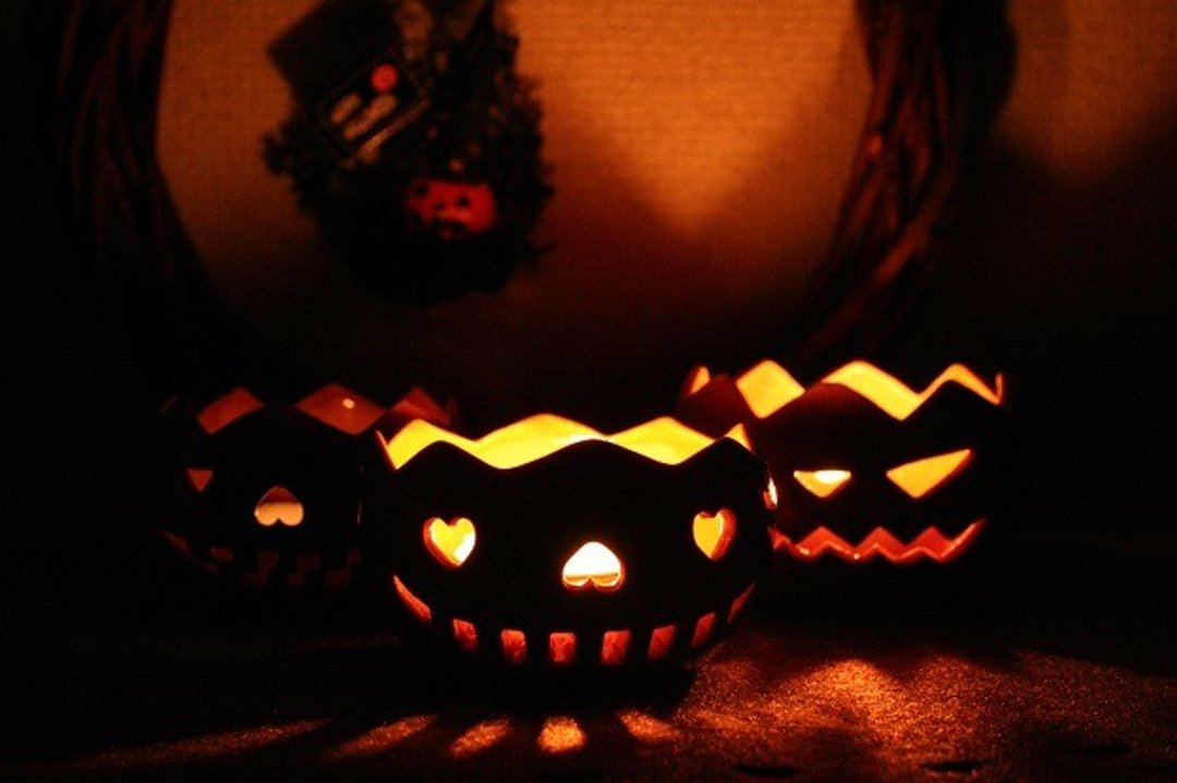 Halloween ☆ jack o lantern A - 蜡烛/烛台 - 其他材质 橘色