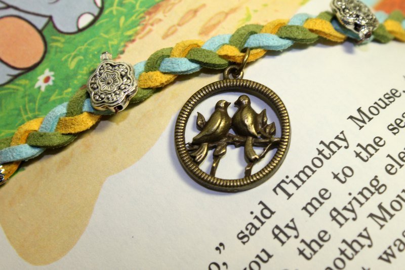 森林的秘密★编织手炼 - 手链/手环 - 真皮 绿色