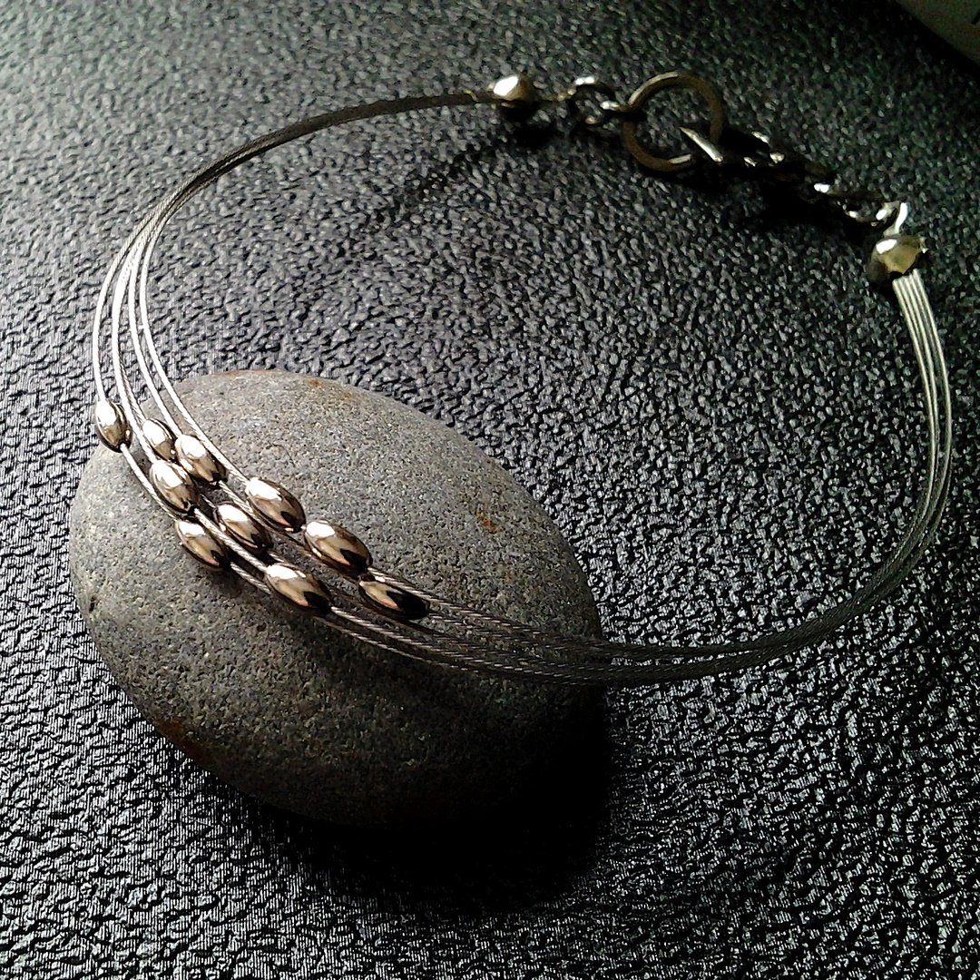 EarringFanatic银河系飞行船金属银色多层手链 - 手链/手环 - 其他金属 灰色