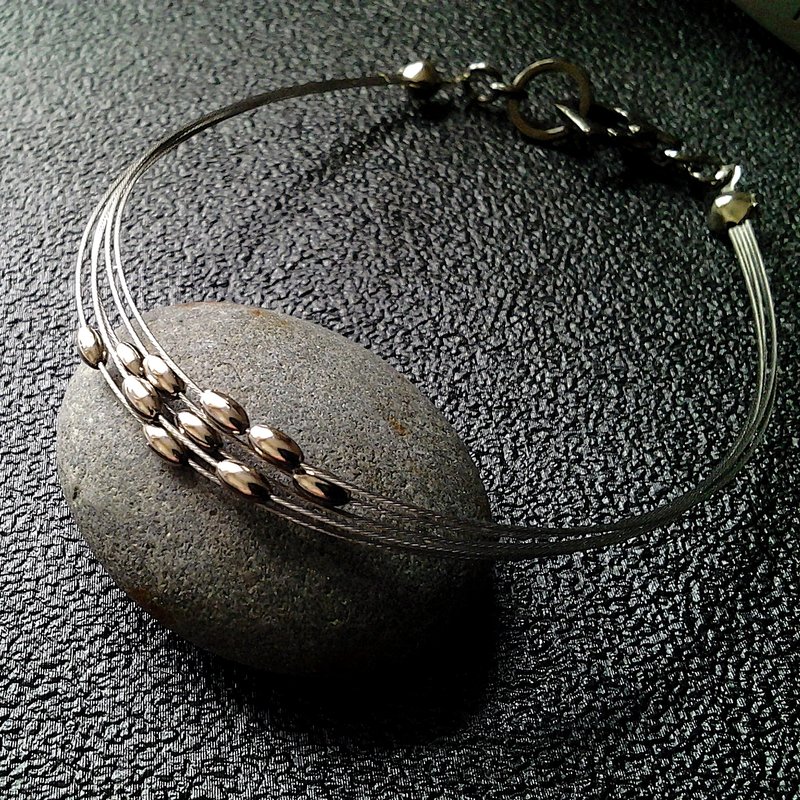 EarringFanatic银河系飞行船金属银色多层手链 - 手链/手环 - 其他金属 灰色