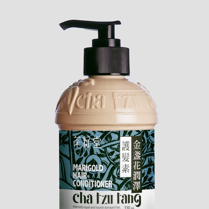 茶籽堂 金盏花润泽护发素330mL【染烫受损及一般发质用 - 润发用品 - 植物．花 