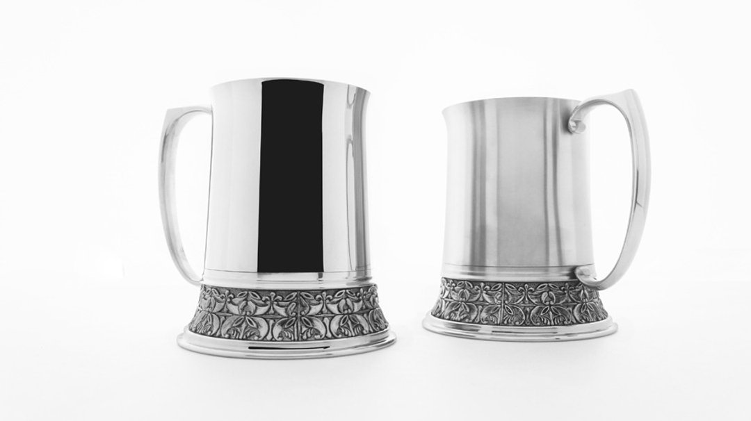 OSICHEF 德式雕花啤酒杯 情侣组 - 咖啡杯/马克杯 - 其他金属 