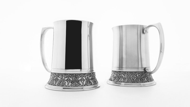 OSICHEF 德式雕花啤酒杯 情侣组 - 咖啡杯/马克杯 - 其他金属 